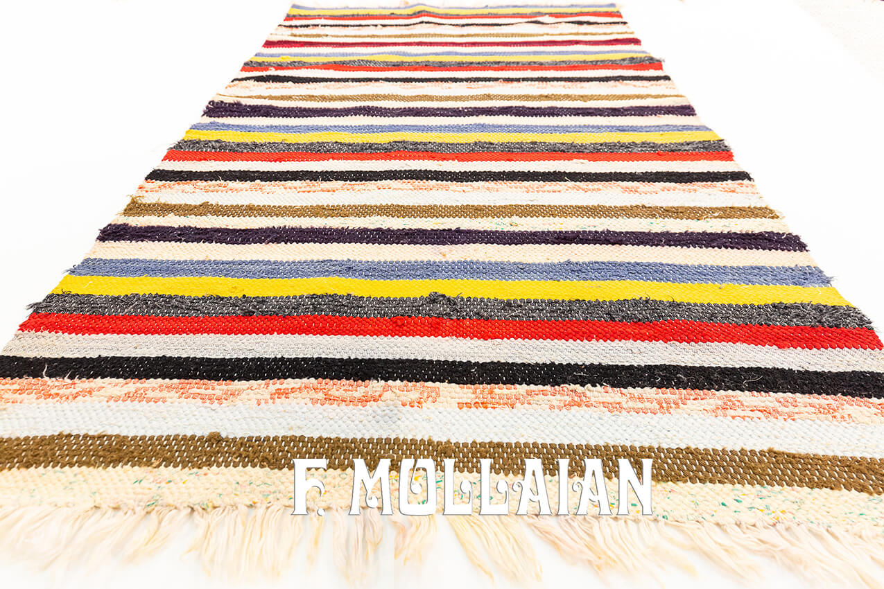 Scandinavian Rug Flat Weave n°:676989